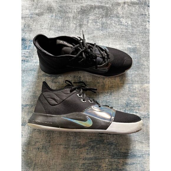 Nike Black Iridescent PG Paul George 3 Style: AO2607-003 Men\'s Size 14